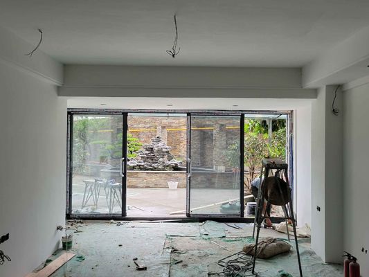 Commercial Aluminium Sliding Doors Windows 1.2mm - 2.5mm Thickness