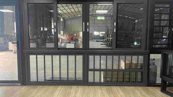 Manual / Automatic Commercial Aluminum Sliding Windows For Business
