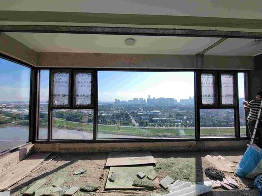 Standard Aluminium Window Waterproofing Single / Double / Triple Glass Aluminum Windows