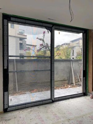 Home Aluminium Door Easy Installation Laminated Glass Sliding Door 1.2mm-2.5mm