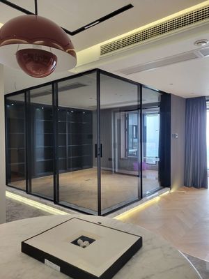 Stylish Custom Aluminium Sliding Doors With Fly Screen 1.2mm / 1.4mm / 2.0mm / 2.5mm